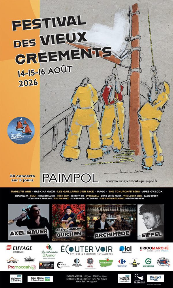 festival vieux gréement Paimpol huitres lemoigne